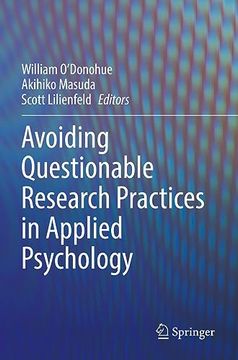 portada Avoiding Questionable Research Practices in Applied Psychology (en Inglés)