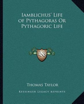 portada iamblichus' life of pythagoras or pythagoric life
