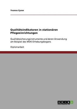 portada Qualitätsindikatoren in stationären Pflegeeinrichtungen (German Edition)