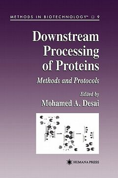portada downstream processing of proteins: methods and protocols (en Inglés)
