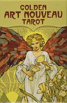portada Golden art Nouveau Tarot Mini (solo cartas) (en Inglés)
