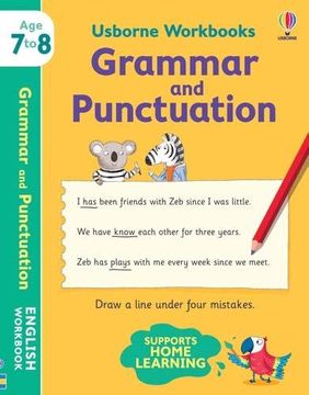 portada Usborne Workbooks Grammar and Punctuation 7-8 (en Inglés)