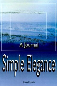 portada simple elegance: a journal (in English)