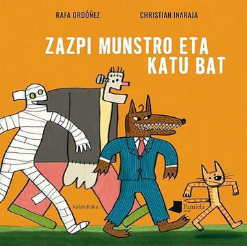 portada Zazpi Munstro eta Katu bat (in Basque)