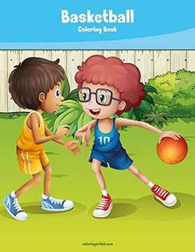 portada Basketball Coloring Book 1 (Volume 1) (en Inglés)