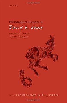 portada Philosophical Letters of David k. Lewis: Volume 1: Causation, Modality, Ontology (en Inglés)