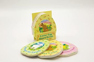 portada Easter egg Board Books, 3 Pack (an Easter Egg-Shaped Board Book) (en Inglés)