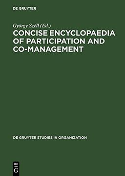 portada concise encyclopaedia of participation and co-management (en Inglés)