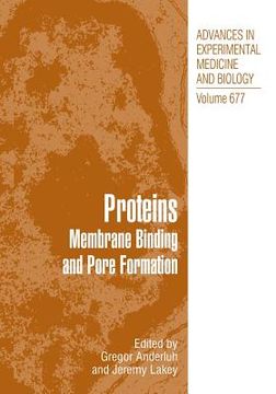 portada Proteins: Membrane Binding and Pore Formation (en Inglés)