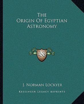 portada the origin of egyptian astronomy
