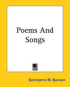 portada poems and songs (in English)