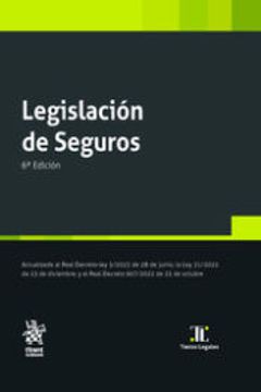 portada Legislación de Seguros 6ª Edición (in Spanish)