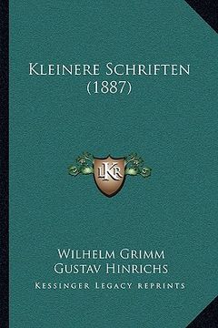 portada kleinere schriften (1887) (in English)