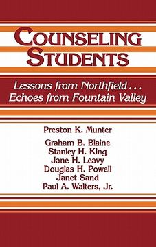 portada counseling students: lessons from northfield . . . echoes from fountain valley (en Inglés)