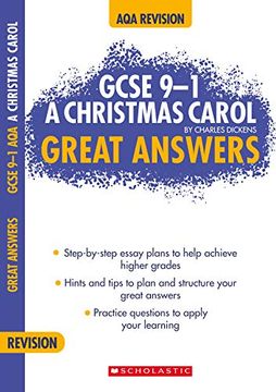 portada A Christmas Carol: Step-By-Step Essay Plans to Help Achieve Higher Grades in aqa English. (Gcse Grades 9-1 Great Answers) (Gcse 9-1 Great Answers) 