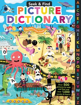 portada Seek & Find Picture Dictionary: Over 500 Pictures to Seek and Find and Over 1,000 Words to Learn! (in English)