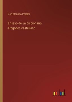 portada Ensayo de un diccionario aragones-castellano