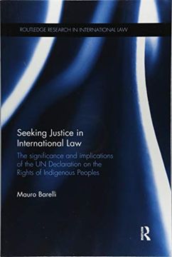 portada Seeking Justice in International Law: The Significance and Implications of the un Declaration on the Rights of Indigenous Peoples (Routledge Research in International Law) 