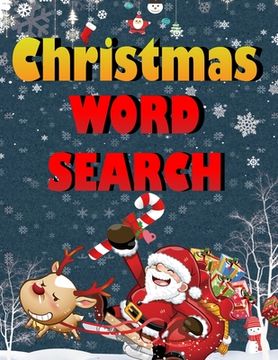 portada Christmas word search.: Easy Large Print Puzzle Book for Adults, Kids & Everyone for the 25 Days of Christmas. (in English)