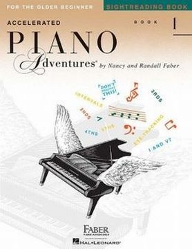 portada Accelerated Piano Adventures for the Older Beginner - Sightreading Book 1 (en Inglés)