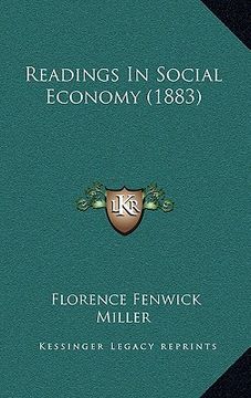 portada readings in social economy (1883) (en Inglés)