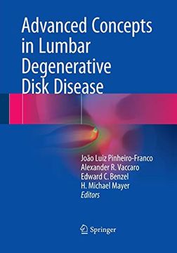 portada Advanced Concepts in Lumbar Degenerative Disk Disease (en Inglés)