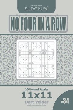 portada Sudoku No Four in a Row - 200 Normal Puzzles 11x11 (Volume 34) (en Inglés)
