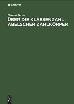 portada Über die Klassenzahl Abelscher Zahlkörper (in German)