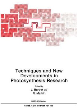 portada Techniques and New Developments in Photosynthesis Research (en Inglés)