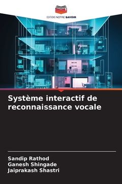 portada Système interactif de reconnaissance vocale (en Francés)