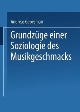 portada Grundzüge einer Soziologie des Musikgeschmacks (German Edition)