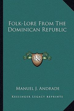 portada folk-lore from the dominican republic (en Inglés)