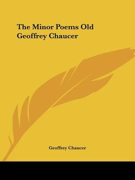 portada the minor poems old geoffrey chaucer