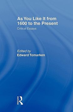 portada as you like it from 1600 to the present: critical essays (en Inglés)