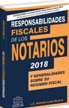 portada RESPONSABILIDADES FISCALES DE LOS NOTARIOS 2018