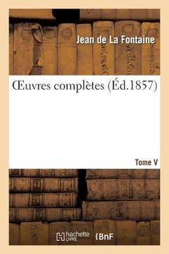 portada Oeuvres Complètes. Tome V (in French)