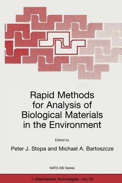 portada rapid methods for analysis of biological materials in the environment (in English)