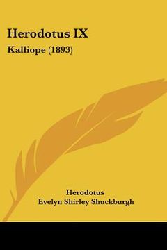 portada herodotus ix: kalliope (1893) (en Inglés)