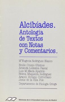 portada alcibíades: antología de textos con notas y comentarios