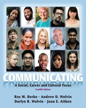 portada communicating: a social career and cultural focus (en Inglés)