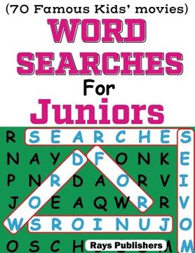 portada WORD SEARCHES for JUNIORS (70 Famous Kids Movies) (Volume 1)