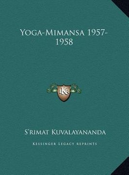 portada yoga-mimansa 1957-1958 (en Inglés)