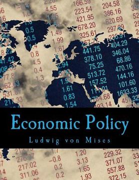 portada Economic Policy: Thoughts for Today and Tomorrow (en Inglés)