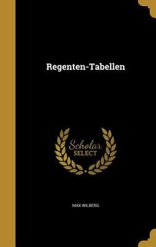 portada Regenten-Tabellen (en Alemán)