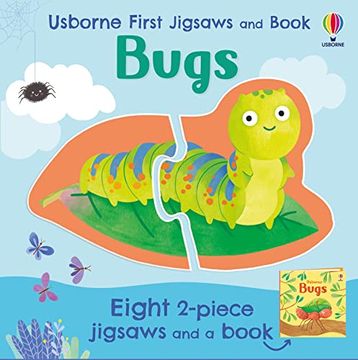 portada Usborne First Jigsaws: Bugs (en Inglés)