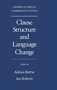 portada Clause Structure and Language Change (en Inglés)