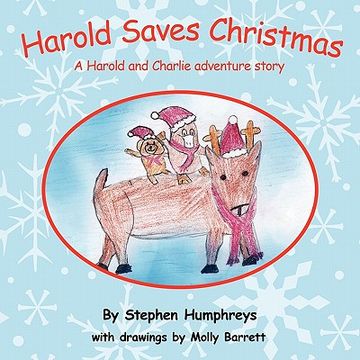 portada harold saves christmas: a harold and charlie adventure story (en Inglés)