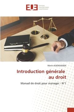 portada Introduction générale au droit (en Francés)