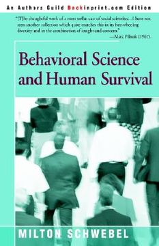 portada behavioral science and human survival (en Inglés)