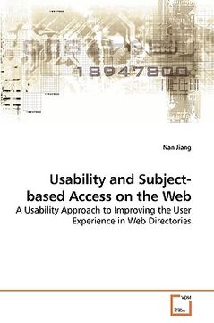 portada usability and subject-based access on the web (en Inglés)